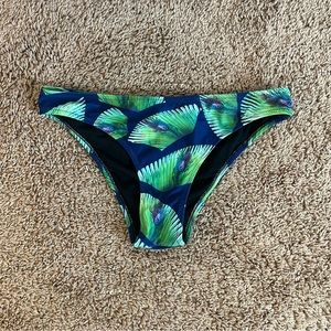 Peacock design cupshe bikini bottoms